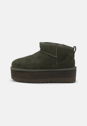 Boots à talons - dark green
