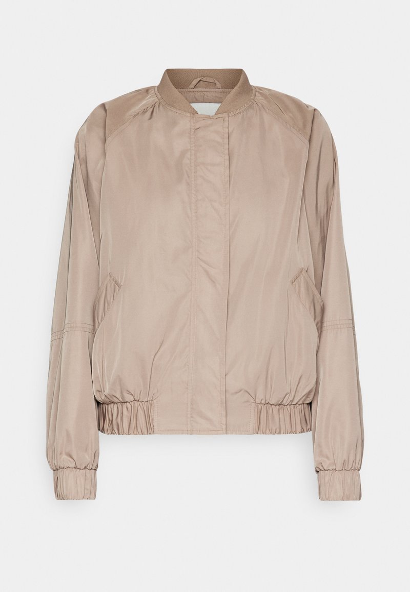 ONLY ONLMINNA OVERSIZE JACKET - Bomber Jacket - silver mink detail ...