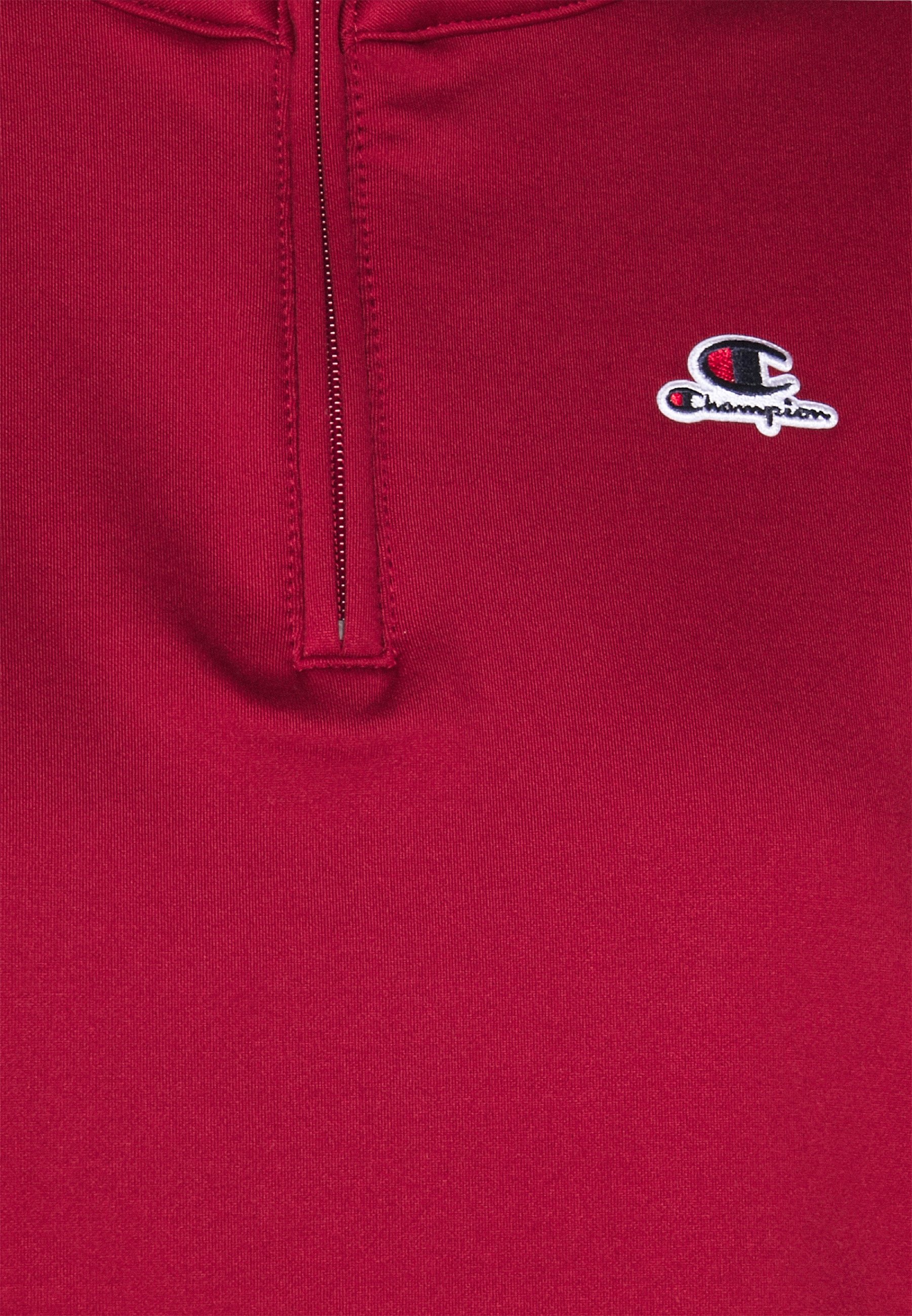 Champion Rochester HALF ZIP SWEATSHIRT - Sudadera - dox/burdeos - Zalando.es