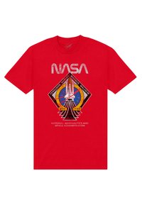 Henry Tiger NASA STS135 - T-shirts print - red
