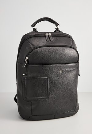 Sac à Dos Piquadro Cuir Et Tissu - Affaires/Bureau, Noir, Taille Unique (Neuf)
