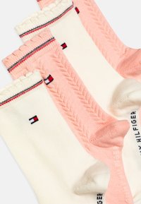 Tommy Hilfiger KIDS CABLE UNISEX 4 PACK - Sukat - soft pink