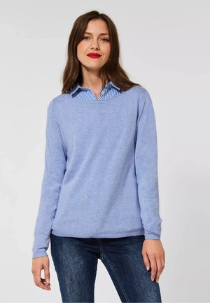 Jumper - cozy blue melange