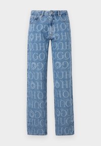 HUGO ELYAH - Tiesaus kirpimo džinsai - blue denim