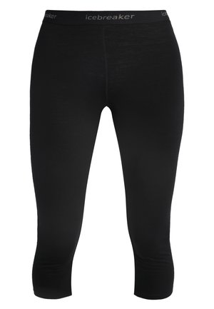 MERINO 200 MID WEIGHT OASIS 3/4 - Långkalsonger - BLACK