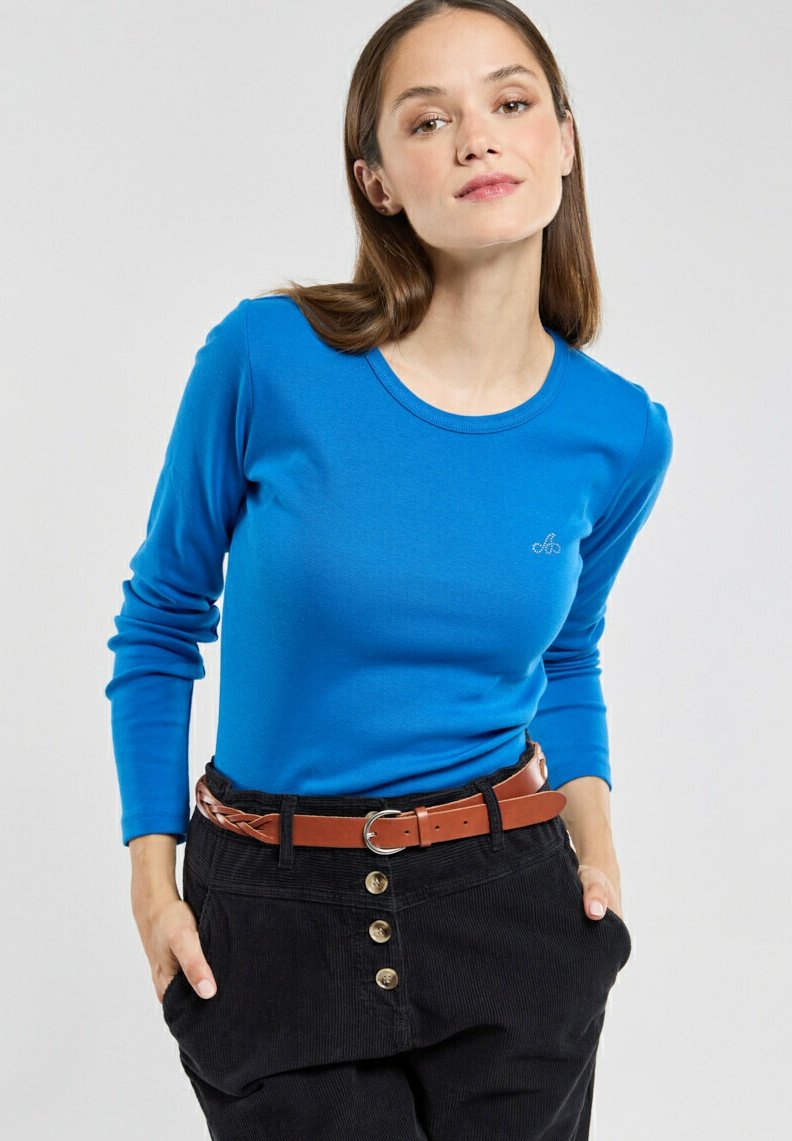 Armor lux À MANCHES LONGUES  LÉGER - Langarmshirt - cobalto