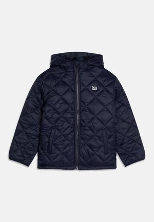 LIGHT HOODED PUFFER - Winter jacket - navy