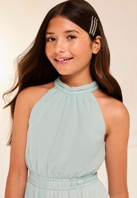 Lipsy HANKY HEM HALTER OCCASION - REGULAR FIT - Koktailové šaty/večierkové šaty - sage green