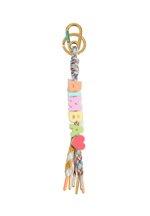 Set Di 2 Portachiavi Rosa: Fiocco Con Perla E Conchiglia Con Scritta Amore - Accessori Eleganti Per Donna E Ragazza