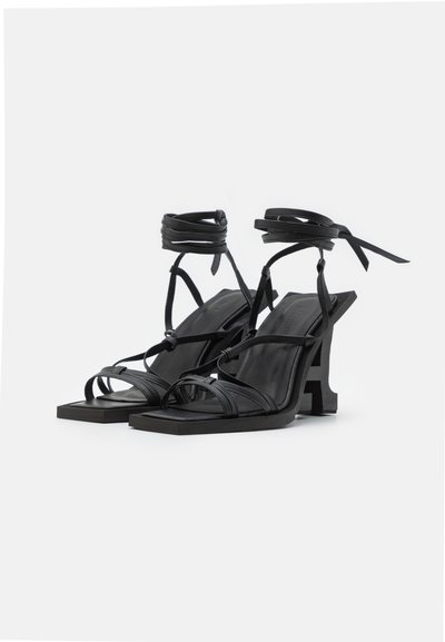 Ahluwalia WEDGE - Ψηλοτάκουνα πέδιλα - black