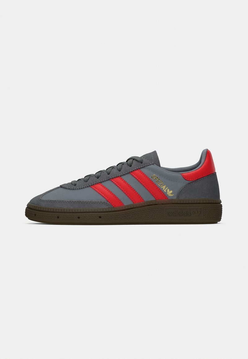 Weri Spezials Pantofole Bambino Antiscivolo – Unisex, In Materiale ABS, Grigio/Rosse, Taglia 7-8 Anni - 3