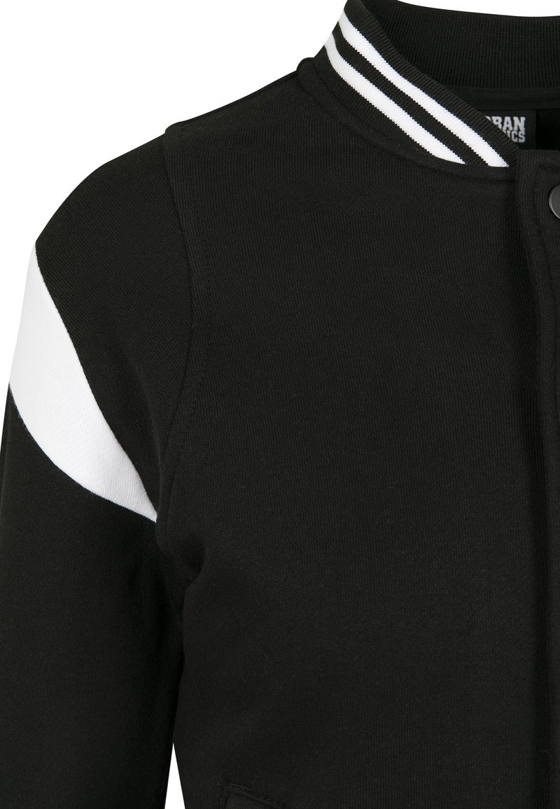 Kinder Jacken | Urban Classics Bomberjacke black/white/schwarz - DT75536 Kinder Jacken | Urban Classics Bomberjacke black/white/schwarz - DT75536