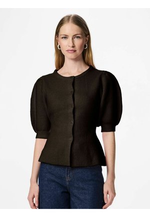 PCSILLY SS PUFF KNIT CARDIGAN NOOS BC - Chaqueta de punto - delicioso