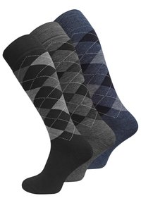Cotton Prime THERMO 3 PAAR - Calzettoni - schwarz grau blau