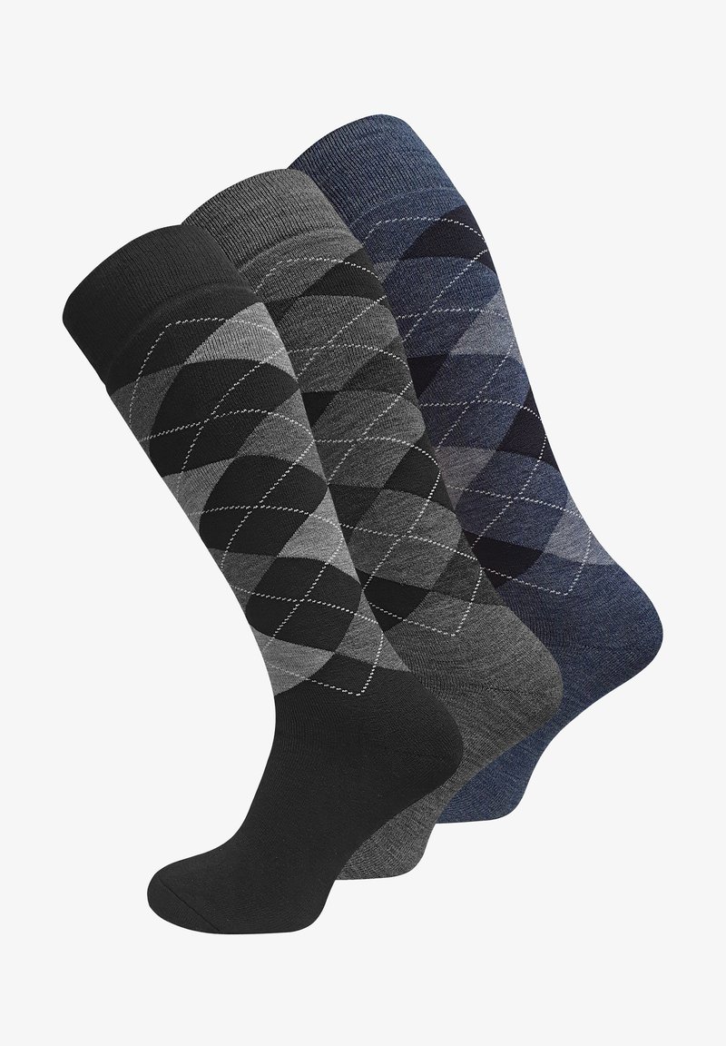 Cotton Prime THERMO 3 PAAR - Calzettoni - schwarz grau blau