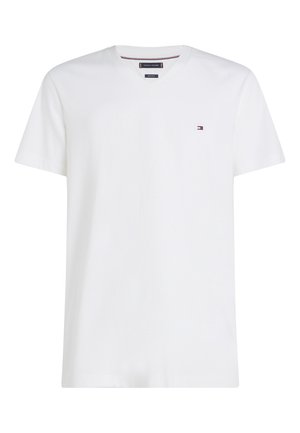 Tommy Hilfiger, ESSENTIAL V NECK TEE CORE - T-paita - white