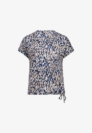 Betty Barclay, BETTY BARCLAY MIT STEHKRAGEN PRINTSHIRT - T-shirt imprimé - blau beige