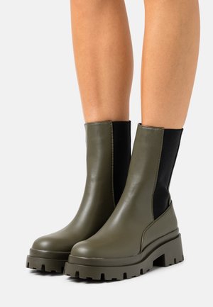 Even&Odd, Bottines à plateau - khaki