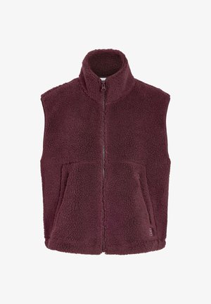 Noisy May, NMMASEY SHORT TEDDY VEST FWD NOOS - Veste sans manches - fig
