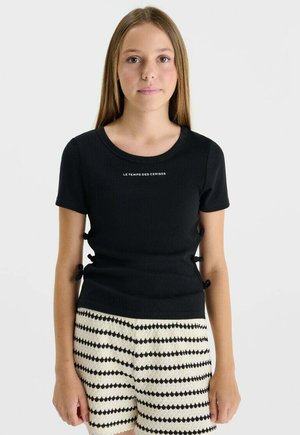 BALTAGI - T-shirt imprimé - noir