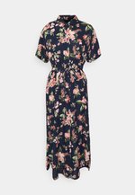 Vero Moda Tall VMBUMPY CALF SHIRT DRESS - Blusenkleid - navy blazer ...