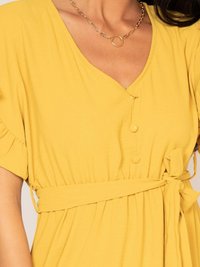 Dona x Lisa IJAZZ - Robe longue - mustard yellow