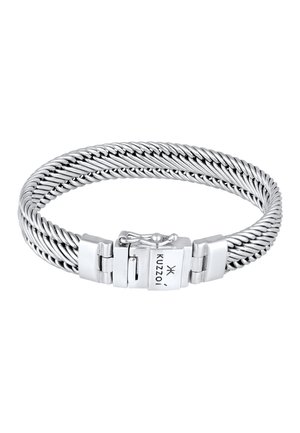 CHUNKY BRAIDED LINK - Armband - silberfarben