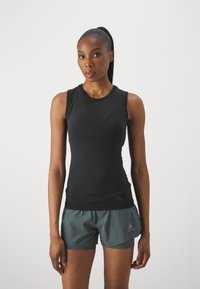 ODLO - CREW NECK SINGLET PERFORMANCE LIGHT - Viršus - black Miniatiūros vaizdas 1