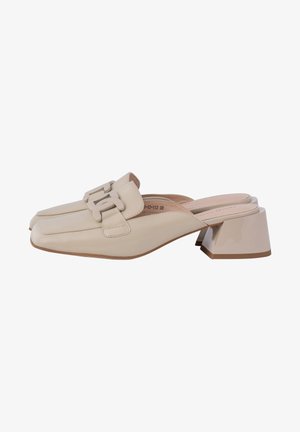 Cesare Gaspari Mules à talons - beige