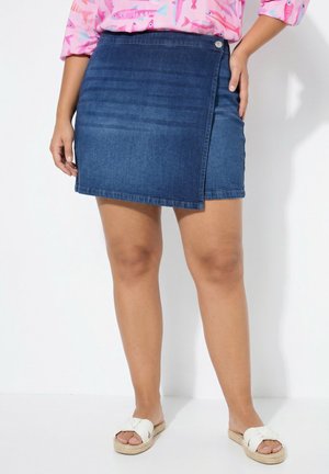 Angel of Style Šortková sukně - dark blue denim