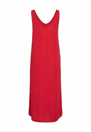 VILA ÄRMELLOSES - Hverdagskjole - racing red