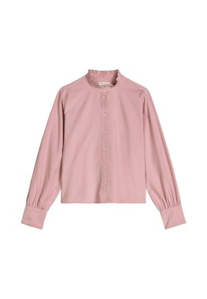 Marc O'Polo, MARC O'POLO RÜSCHENBLUSE REGULAR IN SAMTIGER CORD-QUALITÄT - Overhemdblouse - misty rose