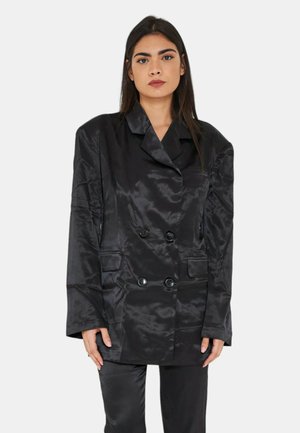 ELEGANTE - Halflange jas - black