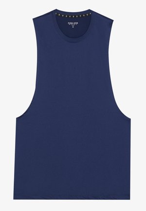 Pier One Sport ULTRA LOW MUSCLE SPORTS TANK - Débardeur - dark blue