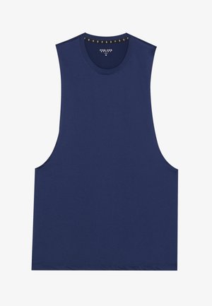 Pier One Sport ULTRA LOW MUSCLE SPORTS TANK - Top - dark blue