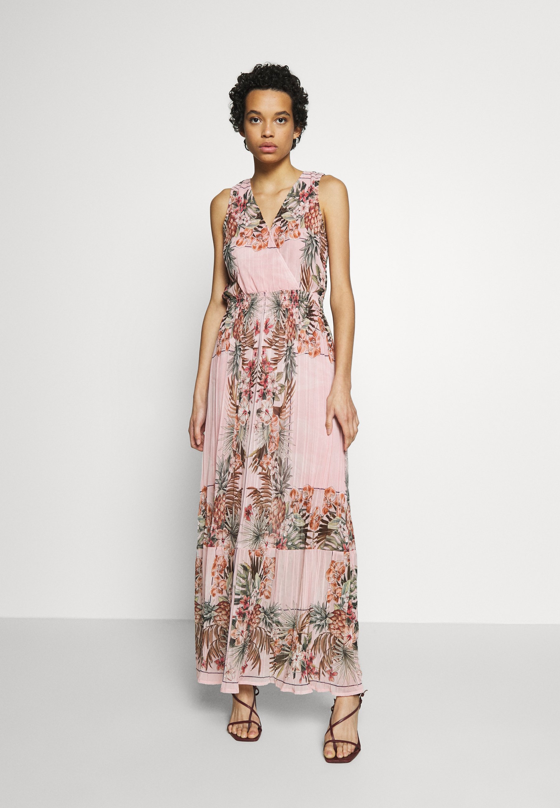 Liu Jo Jeans Abito Tenemit Maxi Dress Loto Light Pink Zalando Co Uk 