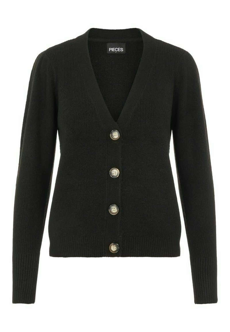 Damen Strickjacken | Pieces PCNAYA Strickjacke black/schwarz - TS79244 Damen Strickjacken | Pieces PCNAYA Strickjacke black/schwarz - TS79244
