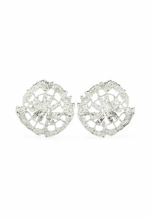 TEXTURED   - Earrings - silver-coloured