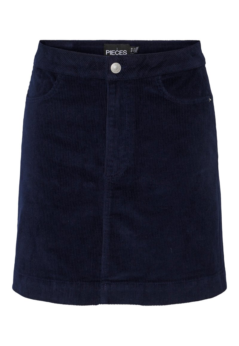 Pieces Minirok donkerblauw Pieces Minirok donkerblauw