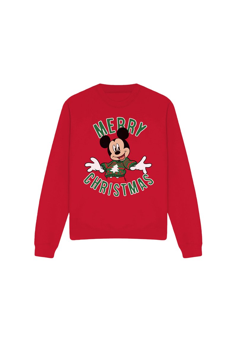 Disney MICKEY MOUSE CHRISTMAS Sweatshirt red/rot Zalando