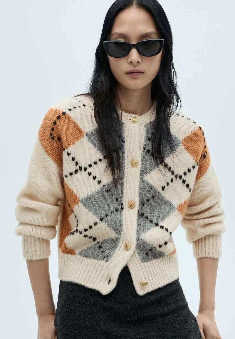 Mango Cardigan - off-white