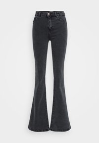 ONLROSE RETRO - Flared Jeans - washed black