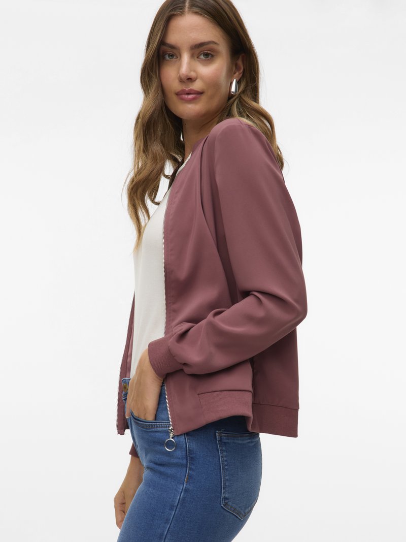 VERO MODA Dames VMCOCO L/S Bomber GA NOOS jas, Nostalgia Rose, M, Nostalgia Rose, M