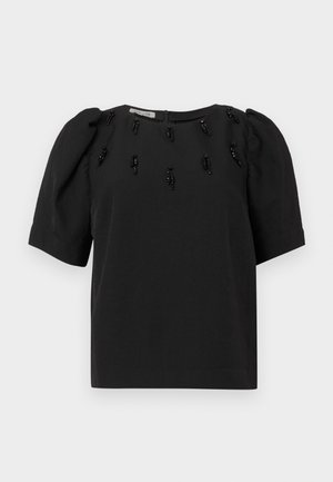 MINU - T-shirt estampada - black