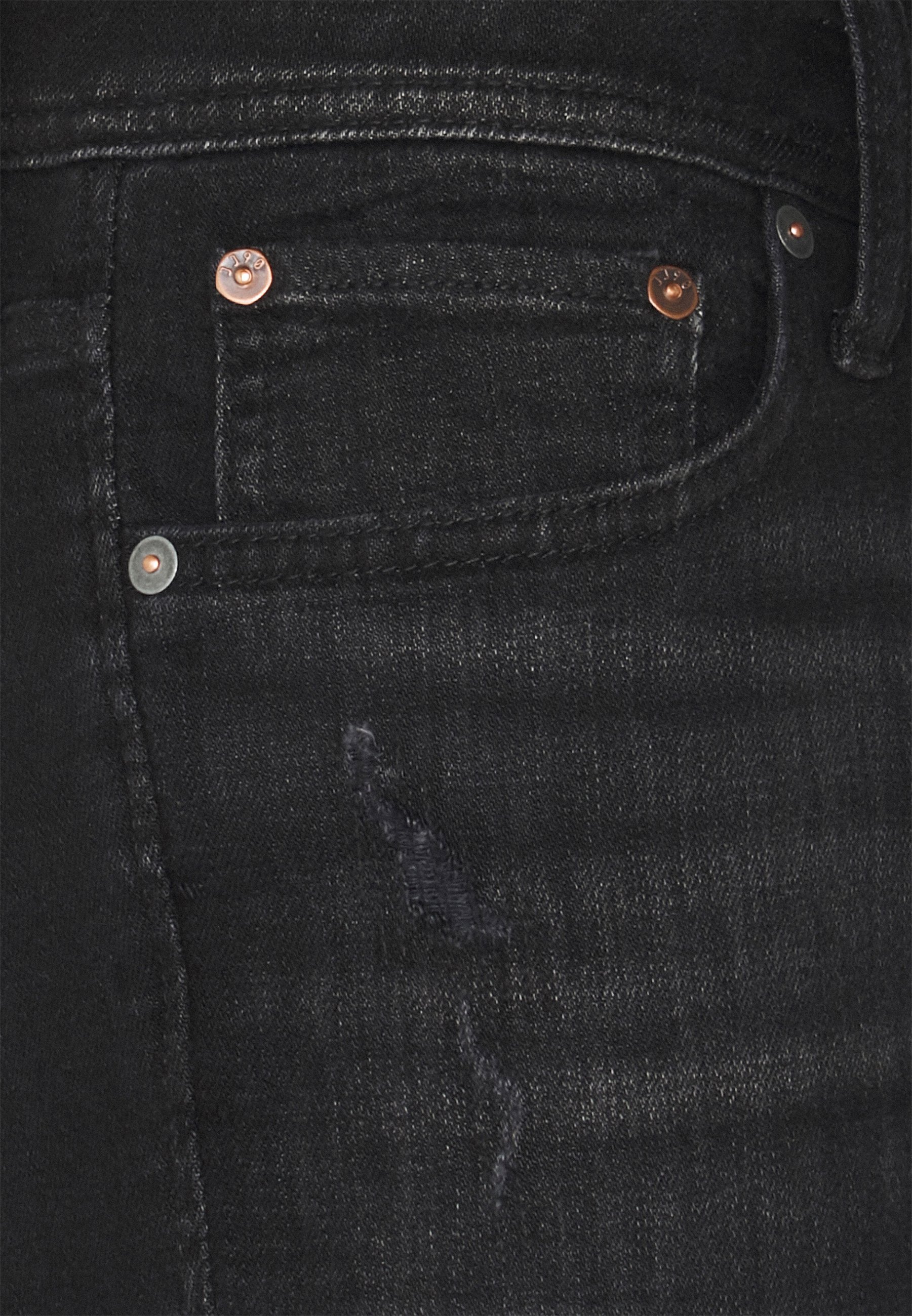 Jack \u0026 Jones JJITIM JJORIGINAL - Prigludę džinsai - black denim/juoda -  Zalando.lt