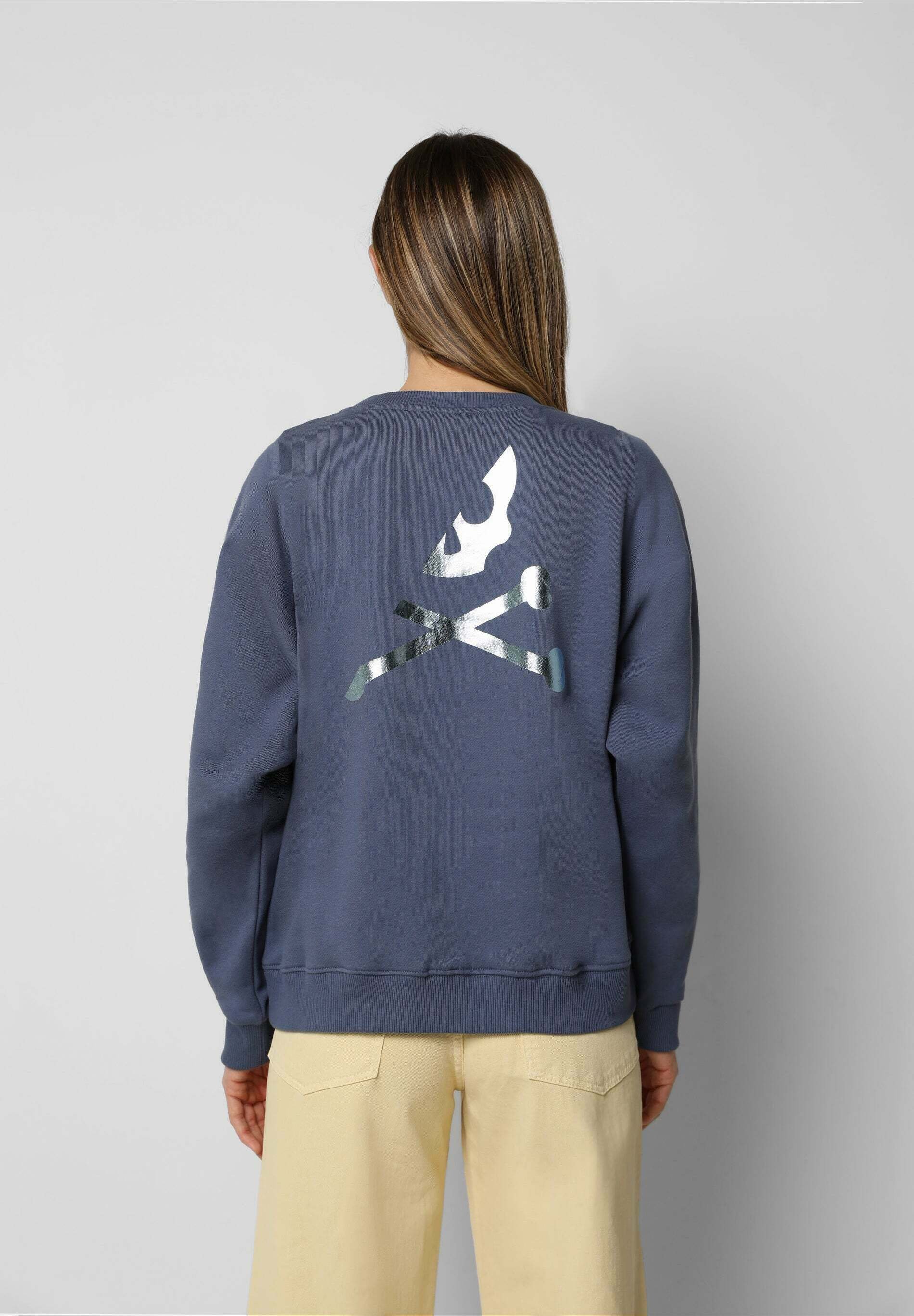 Scalpers MID SKULL Sudadera - indigo/azul marino Zalando.es