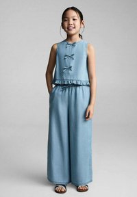 Mango Kids - Ravne kavbojke - blue Miniaturna slika 1