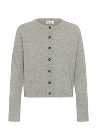 13 THE KNIT CARDIGAN - Gilet - light grey melange