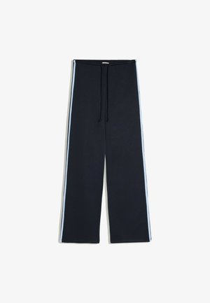Bershka, PLUSH WITH CONTRAST SIDE STRIPE - TROUSERS - Træningsbukser - royal blue