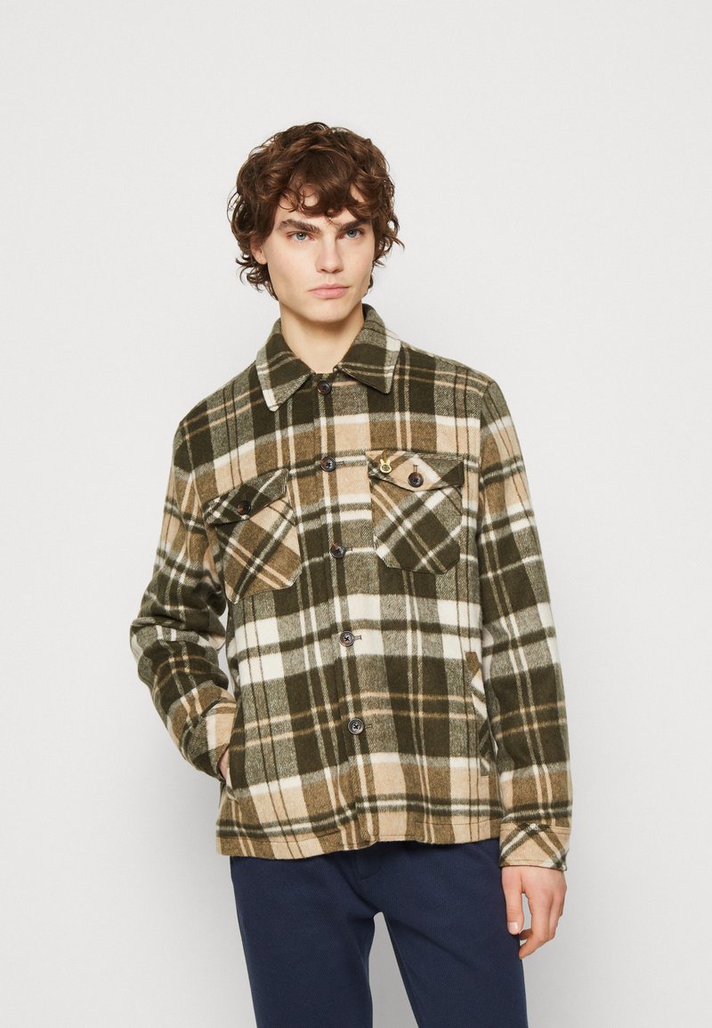 Scotch & Soda CHECKED OVERSHIRT Light jacket green/green Zalando.ie
